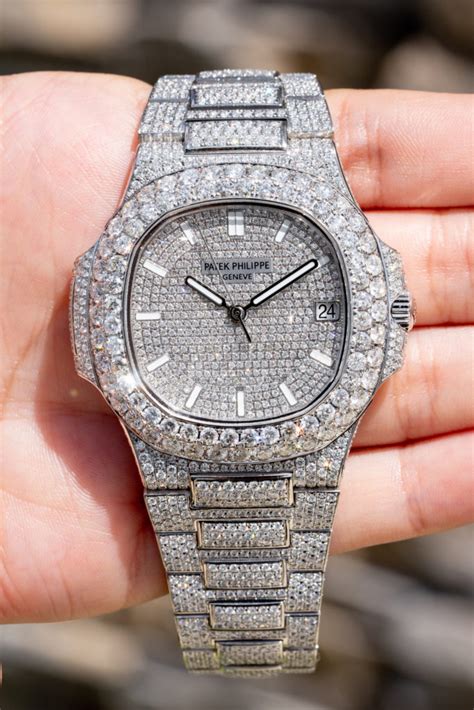 replica patek philippe nautilus automatic diamonds|Patek Philippe full diamond price.